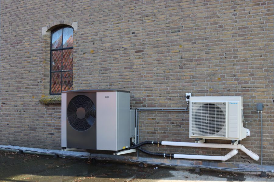 NIBE F12120 en Daikin buitenunit