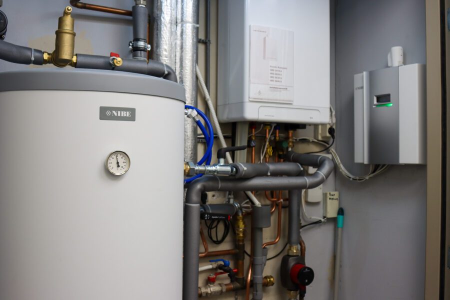 NIBE monoblock warmtepomp + boiler
